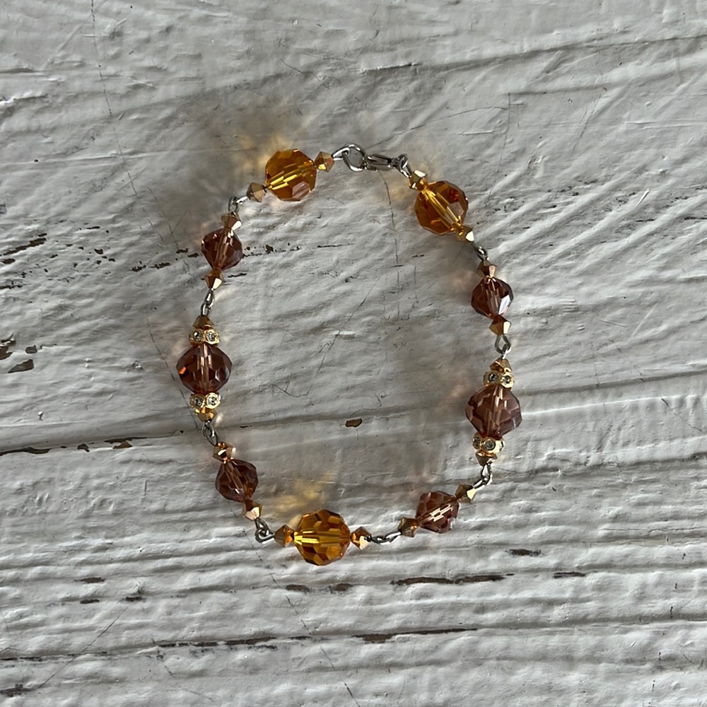 Swarovski crystal women’s bracelet. Size O/S